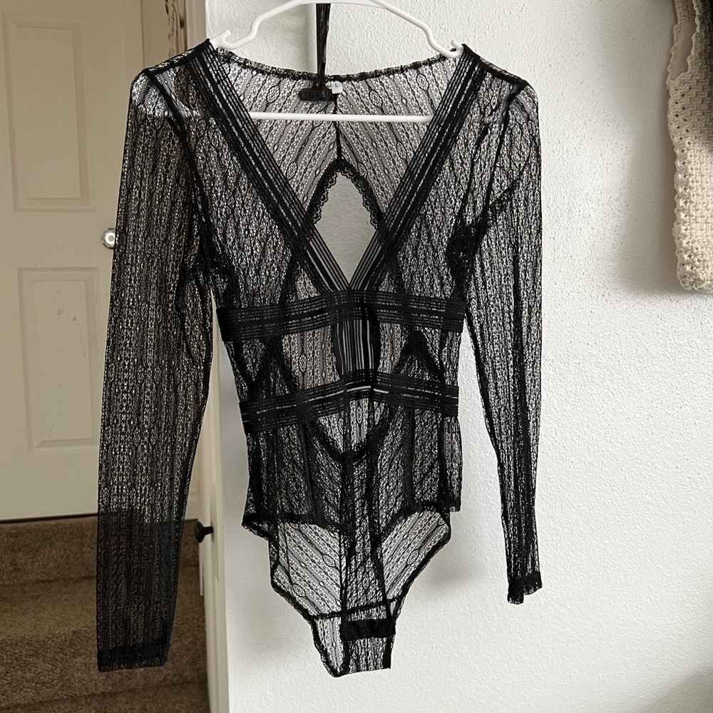 Lace Mesh bodysuit S